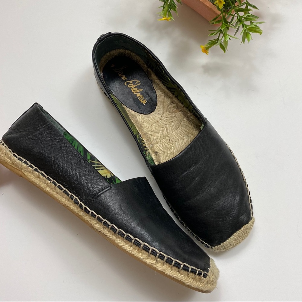 Sam Edelman Lynn Leather Espadrille Flat